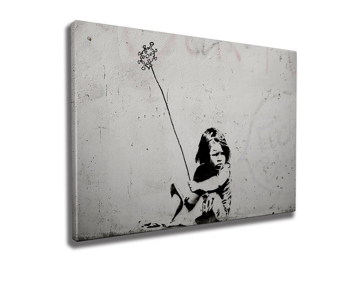 Wallity Lienzo Decorativo Banksy WY08 70 x 100 cm